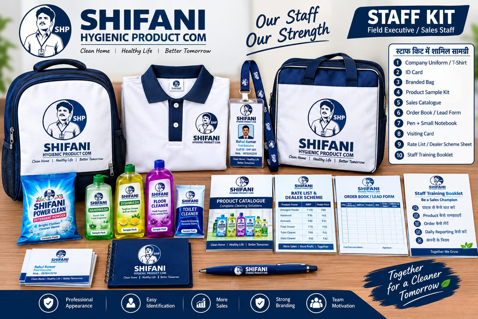 Shifani Hygienic Product Official Staff Kit Showcase